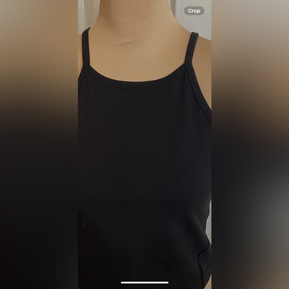 Lululemon Athletica Black Y Tank Top Size 6 - Picture 4 of 4